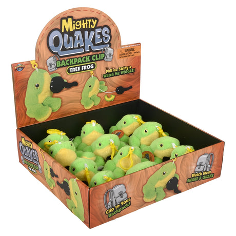 Green Tree Frog Backpack Clip (12 PC DSP)