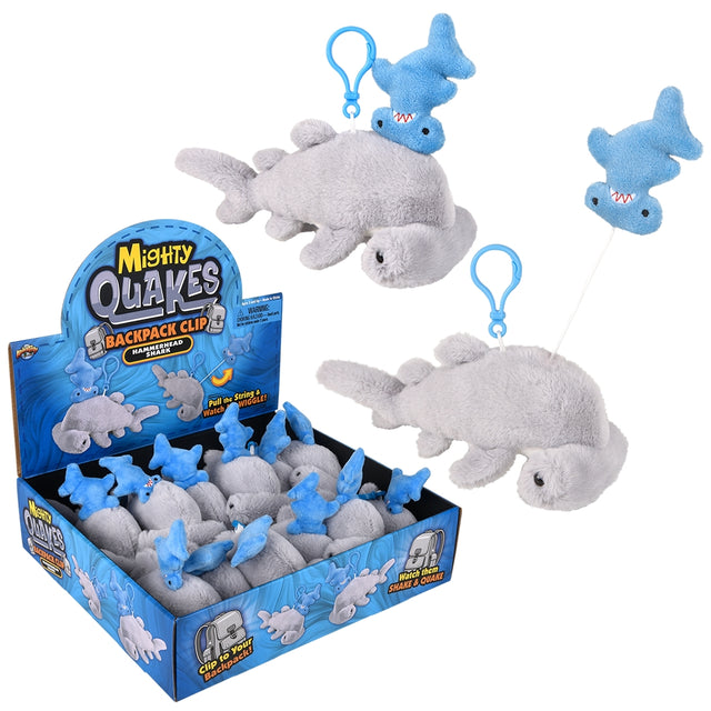 Hammerhead Shark Backpack Clip (12 Ct)