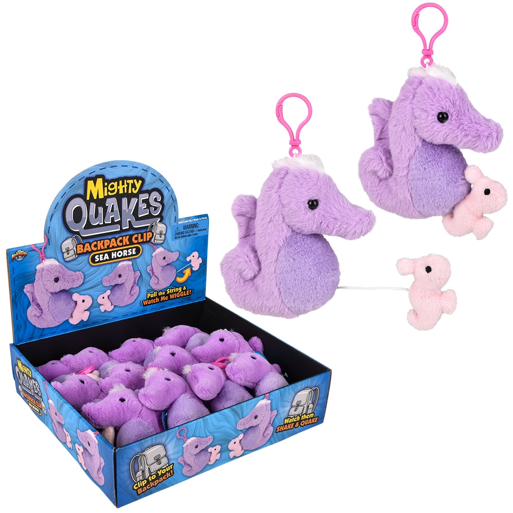 Sea Horse Backpack Clip (12 PC)