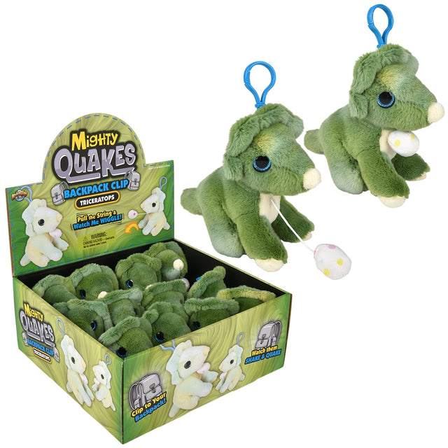 Triceratops Backpack Clip (12 PC)
