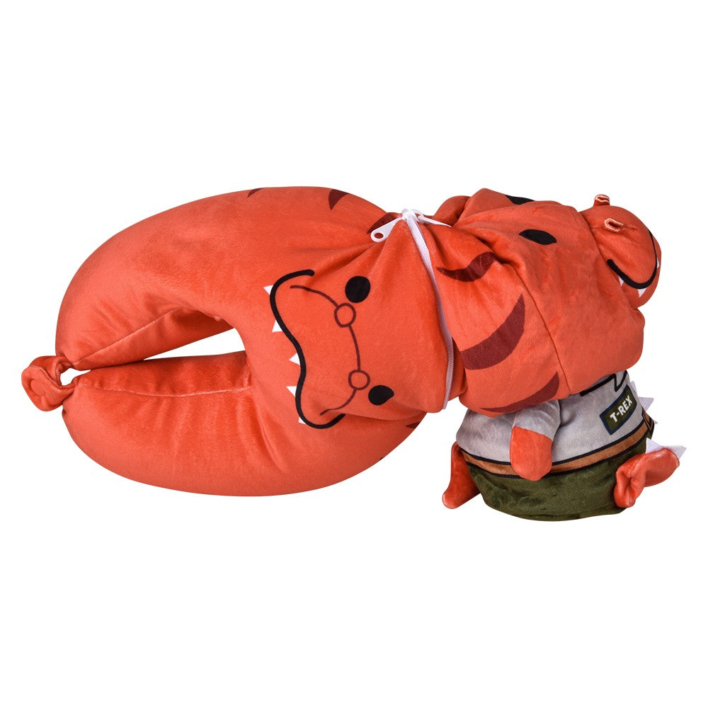 Dinosaur T-Rex Reverse Neck Pillow