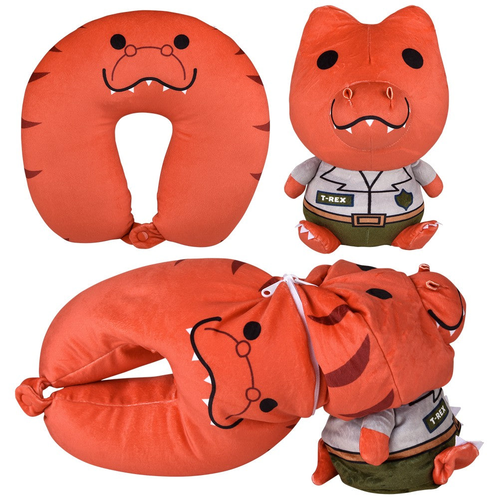 Dinosaur T-Rex Reverse Neck Pillow