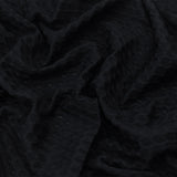 1 Yard Pure Black 3D Mesh Stretch Nylon Knit Fabric for Activewear Swimwear Dancewear Apparel 55 Inches Width