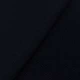 1 Yard Nature Black 3D Stripe Stretch Polyester Double Knit Fabric for Apparel Jackets Crafts 58 Inches Width
