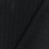 1 Yard Simple Black Poly Acrylic Stripe Sweater Knit Fabric Apparel 78 Inches Width
