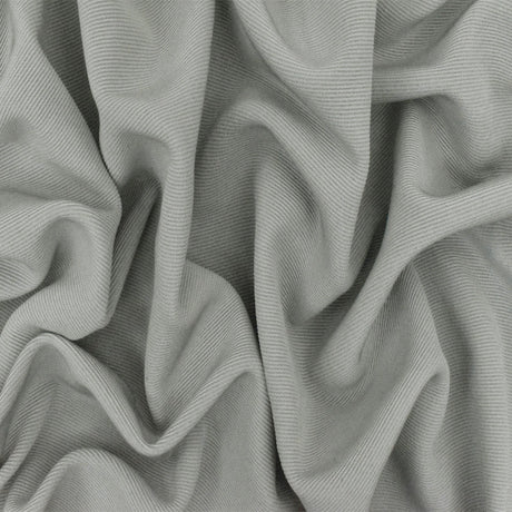 1 Yard Glacier Gray Rib Like Stretch Double Knit Fabric 55 Inches