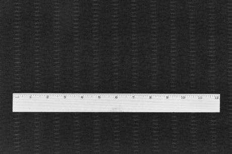 1 Yard Pure Black Cable Style Stretch Knit Fabric Semi Sheer 52 Inches Wide