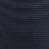 1 Yard Black Blue 3D Stripe Stretch Semi Sheer Knit Fabric 48 Inches
