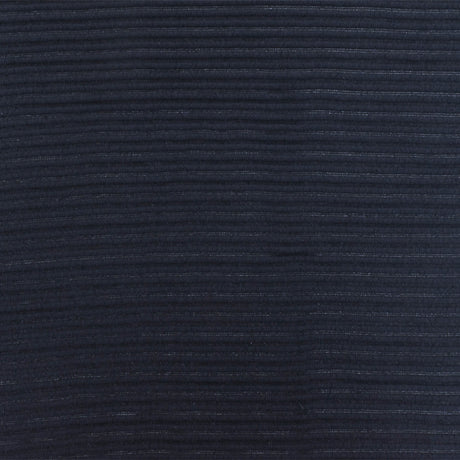 1 Yard Black Blue 3D Stripe Stretch Semi Sheer Knit Fabric 48 Inches