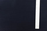 1 Yard Black Blue 3D Stripe Stretch Semi Sheer Knit Fabric 48 Inches