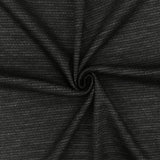 1 Yard Void Black Gray Wool Blend Textured Double Knit Fabric for Coats Suits & Dresses 69 Inches Wide