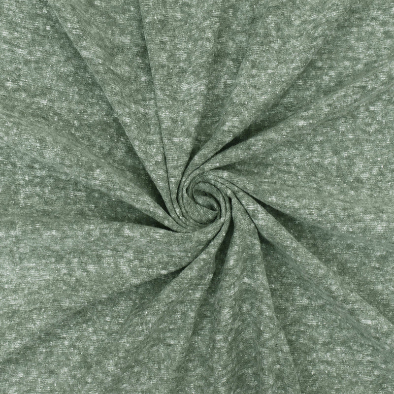 1 Yard Olive Gray Dusty Gray White Texture Polyester Jersey Knit Fabric 60 Inches