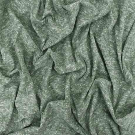 1 Yard Olive Gray Dusty Gray White Texture Polyester Jersey Knit Fabric 60 Inches