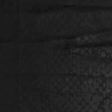 1 Yard Pearl Black Reptile Print Stretch Tricot Swimwear Fabric 57 Inches Wide