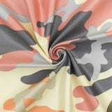 1 Yard Yellow Multi Camouflage Print Stretch Tricot Swimwear Fabric For Swimwear And Activewear 57 Inches Width