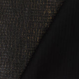 1 Yard Black Copper Reptile Foil Ottoman Knit Fabric for Activewear and Costumes 56 Inches Width