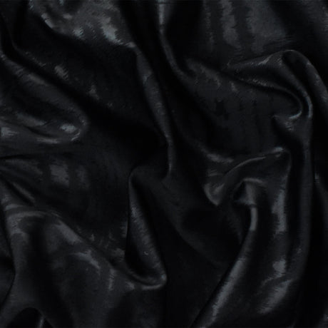1 Yard Black Tiger Print Stretch Nylon Tricot Knit Fabric for Swimwear 56 Inches Width