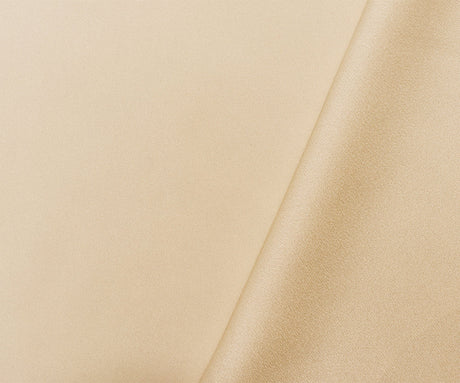 1 Yard Cream Beige Triacetate Poly Crepe Back Satin Fabric Apparel Dressmaking 54 Inches Width