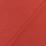 1 Yard Bright Coral Red Bamboo Spandex Jersey Knit Fabric Stretchy Lightweight 58 Inches