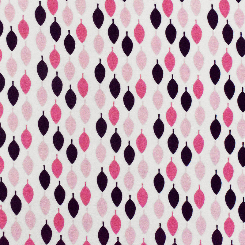 1 Yard Multi Color Leaf Print Cotton Spandex Jersey Knit Fabric Soft & Stretchy 57 Inches Wide