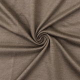 1 Yard Taupe Brown Solid Stretch Rayon Spandex Jersey Knit Fabric 64" Width