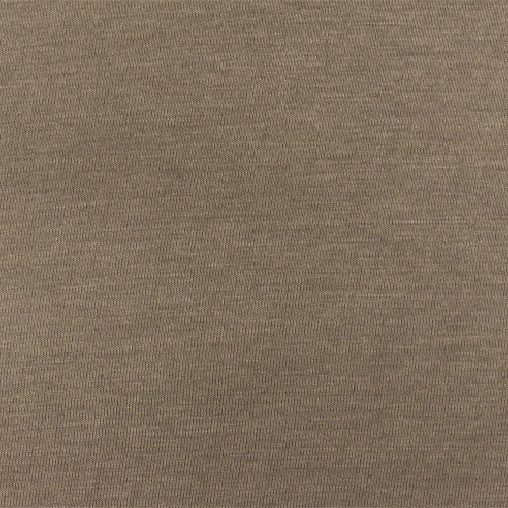 1 Yard Taupe Brown Solid Stretch Rayon Spandex Jersey Knit Fabric 64" Width