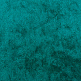 1 Yard Teal Solid Stretch Poly Spandex Crushed Knit Velvet Fabric Suitable For Dresses, Blouses, And Dancewear 60" Width