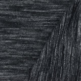 1 Yard Black Gray Texture Slub Cotton Stretch Spandex Jersey Knit Fabric 68" Width