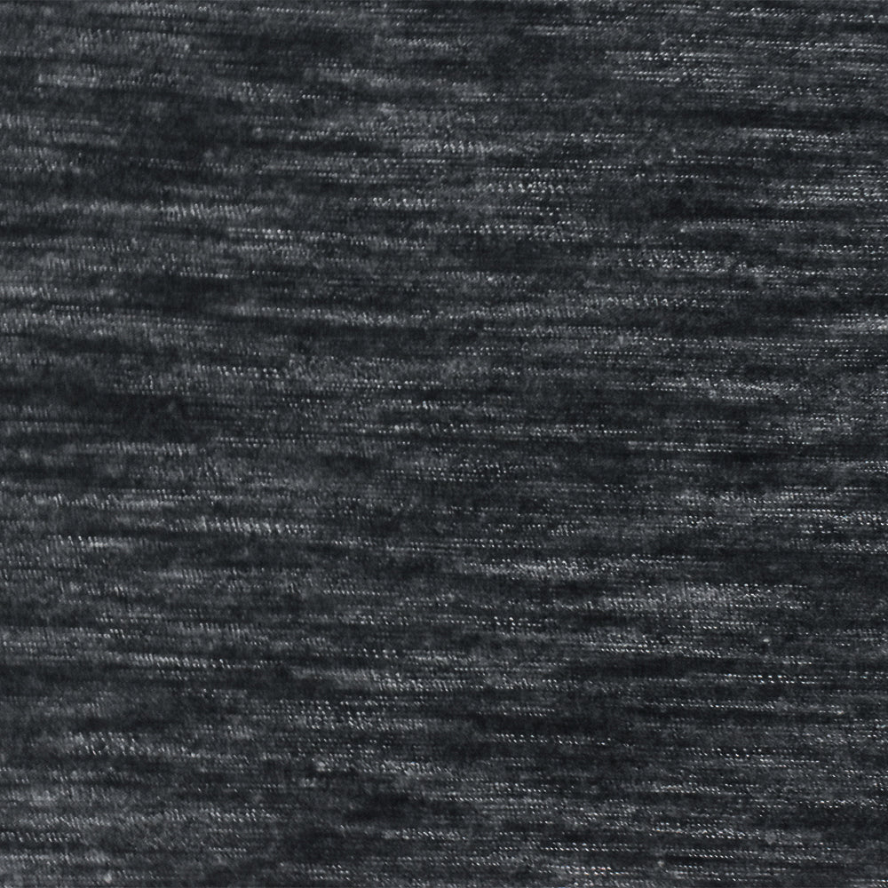 1 Yard Black Gray Texture Slub Cotton Stretch Spandex Jersey Knit Fabric 68" Width