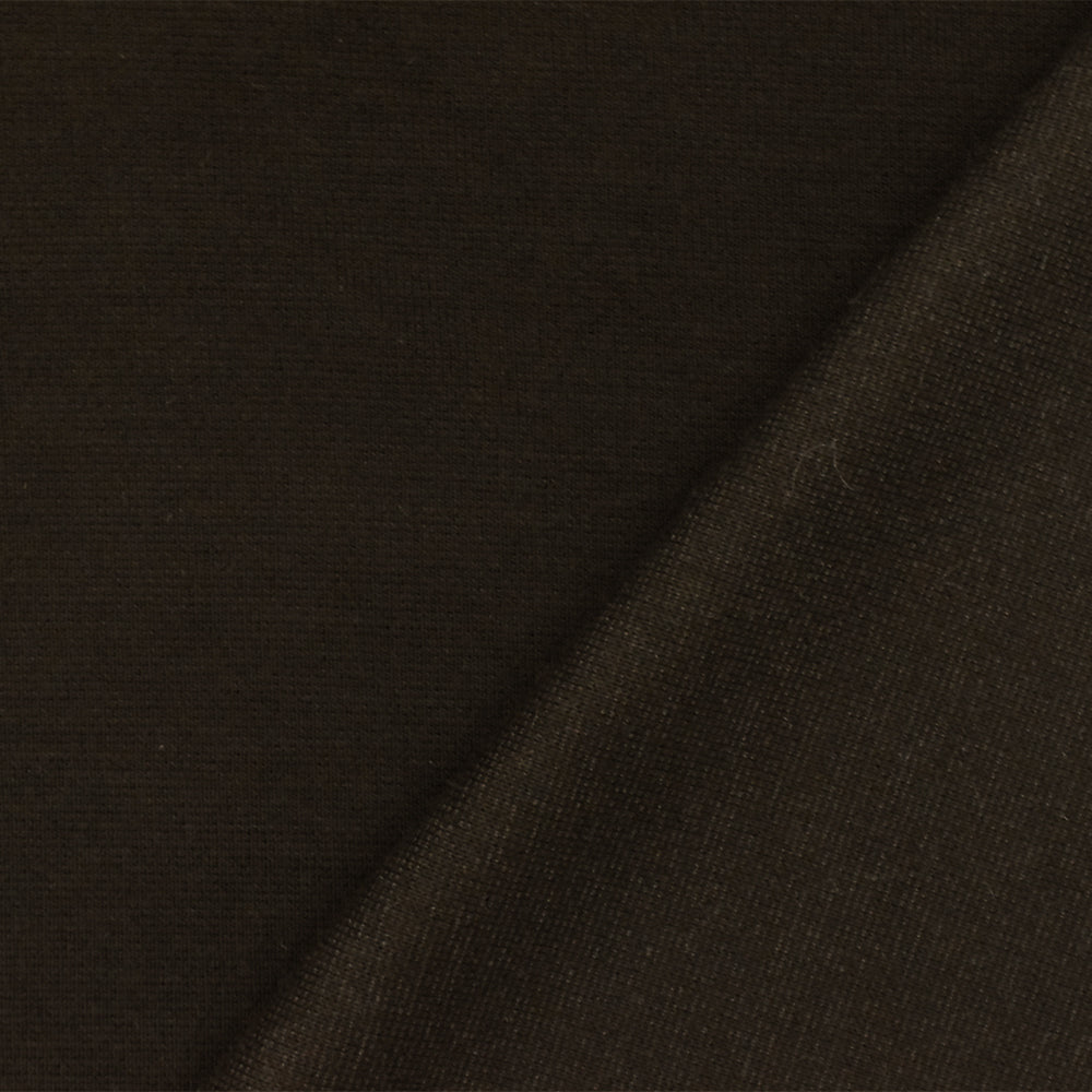 1 Yard Chocolate Brown Rayon Spandex Interlock Stretch Knit Fabric for Fashion and Performance Apparel 52 Inches Width