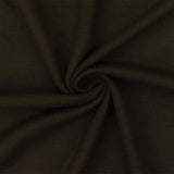 1 Yard Chocolate Brown Rayon Spandex Interlock Stretch Knit Fabric for Fashion and Performance Apparel 52 Inches Width