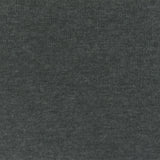 1 Yard Heather Dark Graphite Organic Cotton Poly Stretch Spandex Rib Knit Fabric 46 Inches Wide