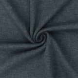 1 Yard Heather Gray Rib Knit Fabric Organic Cotton Poly Spandex Blend 47 Inches Width