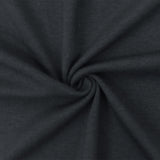 1 Yard Phantom Gray Organic Cotton Poly Stretch Spandex Rib Knit Fabric 51" Width