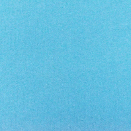 1 Yard Ocean Blue Stretch Jersey Knit Soft Organic Cotton Blend for Tees, Dresses & Everyday Comfort, 44 Inches Wide