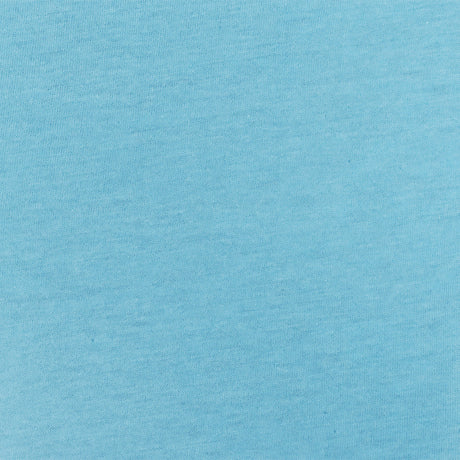 1 Yard Lake Blue Organic Cotton Stretch Spandex Solid Jersey Knit Fabric 46 Inches Wide