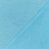 1 Yard Lake Blue Organic Cotton Stretch Spandex Solid Jersey Knit Fabric 46 Inches Wide