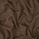1 Yard Heather Warm Brown Gray Wool Blend Stretch Jersey Knit Fabric 50 Inches Wide