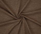 1 Yard Heather Warm Brown Gray Wool Blend Stretch Jersey Knit Fabric 50 Inches Wide