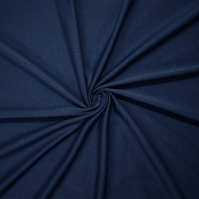 1 Yard Blue Polyester Stretch Spandex Activewear Knit Fabric Soft Lustrous Four Way Fabric 62 Inches Width