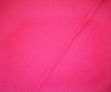 1 Yard Fuchsia Pink Organic Cotton-Blend Matte Jersey , Smooth and Flexible Fabric, 60 Inches Wide