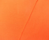 1 Yard Orange Eco Cotton Stretch Matte Jersey Knit, Ideal for Apparel, Casual Wear, and Crafts, 57 Inches Width