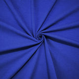 1 Yard Cobalt Blue Organic Cotton Stretch Jersey Knit Fabric Soft Matte Apparel Material 63 Inches Width