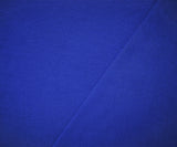 1 Yard Cobalt Blue Organic Cotton Stretch Jersey Knit Fabric Soft Matte Apparel Material 63 Inches Width