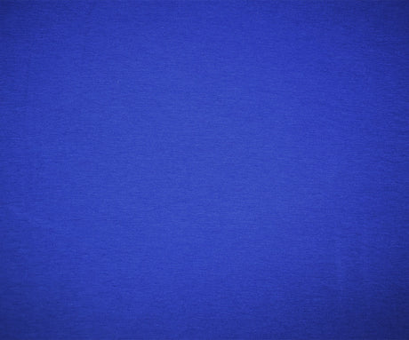 1 Yard Cobalt Blue Organic Cotton Stretch Jersey Knit Fabric Soft Matte Apparel Material 63 Inches Width