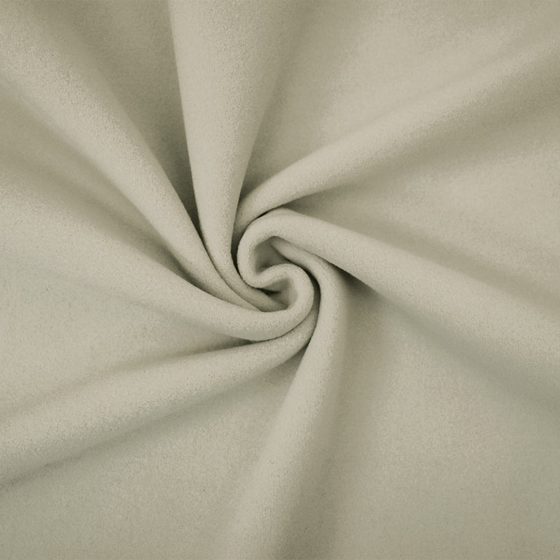 1 Muted Light Beige Polartec Wind Pro Knit Heavyweight Fleece with Water Repellent Finish 65 Inches Wide