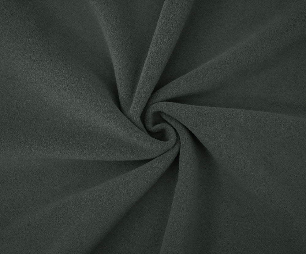 1 Yard Deep Gray Polartec Wind Pro Heavy Weight Knit Fabric for Jackets and Outerwear 62 Inches Wide