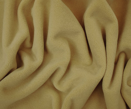 1 Yard Pyramid Beige Polartec Wind Pro Heavy Weight Knit Fabric for Jackets and Outerwear 62 Inches Wide
