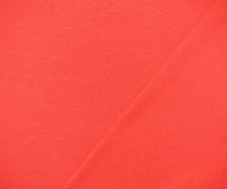 1 Yard Orange Organic Cotton Stretch Jersey Knit Fabric Four Way Soft Matte Apparel Material 57 Inches Width