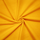 1 Yard Yellow Cotton Solid Stretch Spandex Jersey Knit Fabric 62 Inches Width